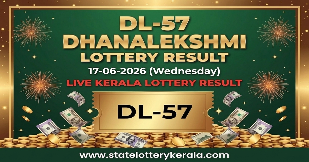 DL-57 Dhanalekshmi Lottery Result 17-06-2026 (Wednesday)