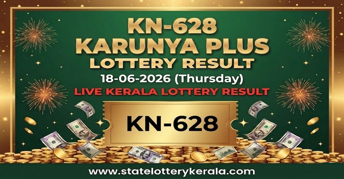 KN-628 Karunya Plus Lottery Result 18-06-2026 (Thursday)