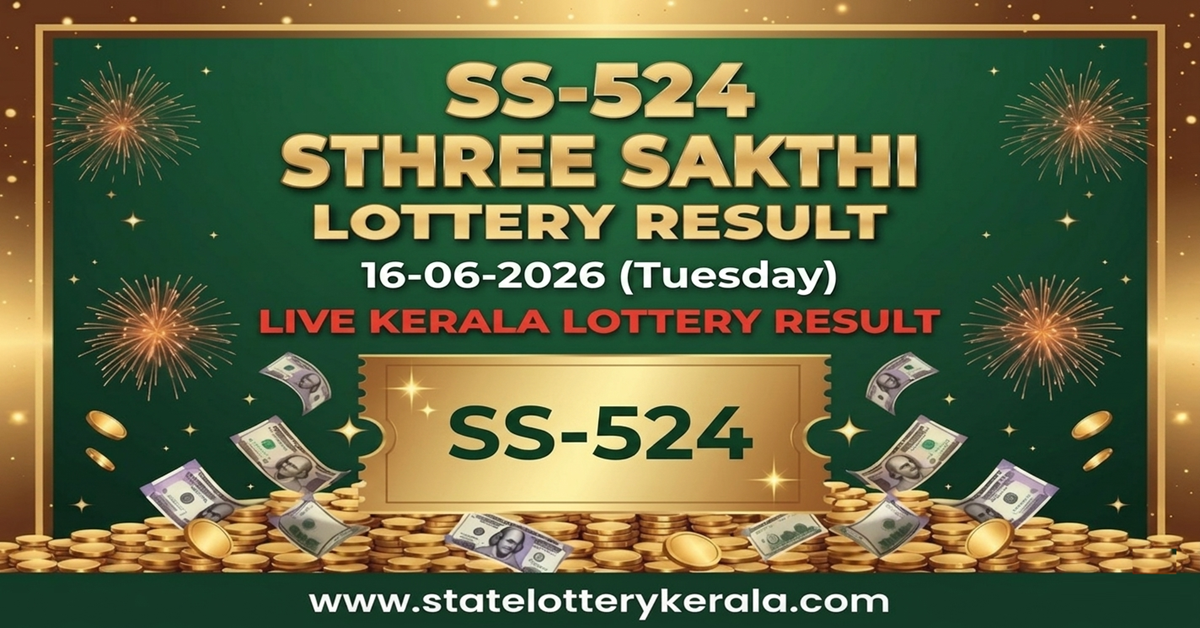 SS-524 Sthree Sakthi Lottery Result 16-06-2026 (Tuesday)